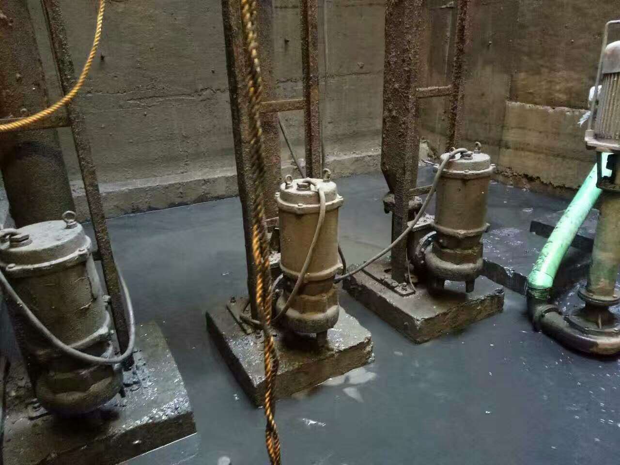 镇海污水池清理